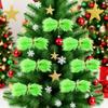 Christmas Beard Christmas Tree Set Set Home Green Hairpin - Love+Red Tie Rope Style