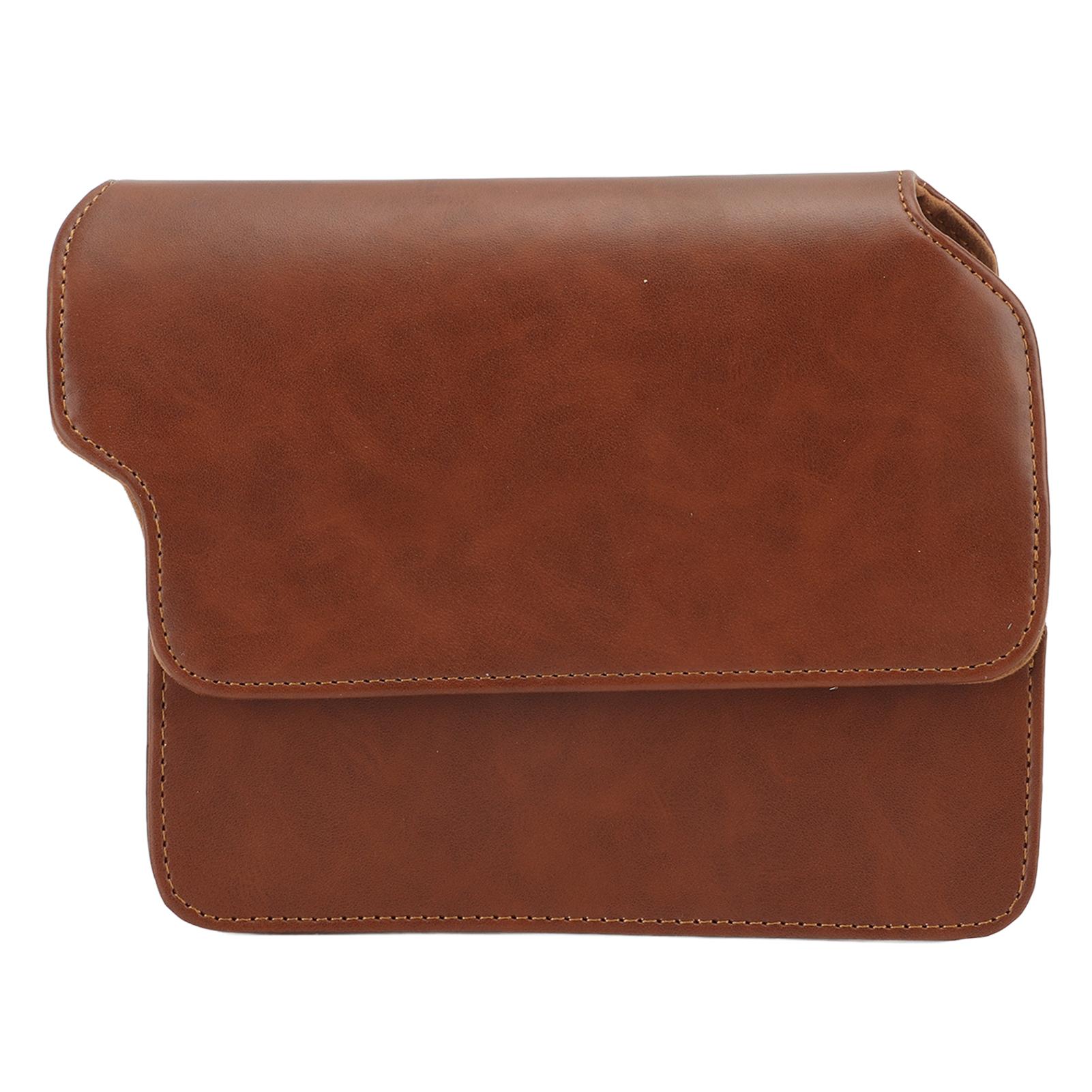 

Mini Instant Camera Protective Bag PU Camera Case With Adjustable Shoulder Strap For Fujifilm Wide300 коричневый