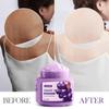 Grape Exfoliating Scrub - Alcohol-Free,Non-Greasy Exfoliating Body Scrub with Grape Extract & Plant Scent, Gentle Physical Exfoliation, Daily Skincare