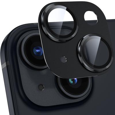 Camera Film for iPhone 14 Plus Camera Protection Aluminum Alloy Tempered Glass iPhone Plus Camera Cover Scratch Resistant Shockproof Overexposure