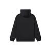 Fila CNY Fuzi Rabbit Co-Branded Series Logo Letter Pattern Print Loose Casual Knit Hoodie Unisex Tops Black F11U319205F-BK