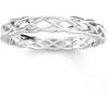 Sterling Silver Celtic Knot Eternity Ring Women's Fashion Ring Jewelry and Accessories