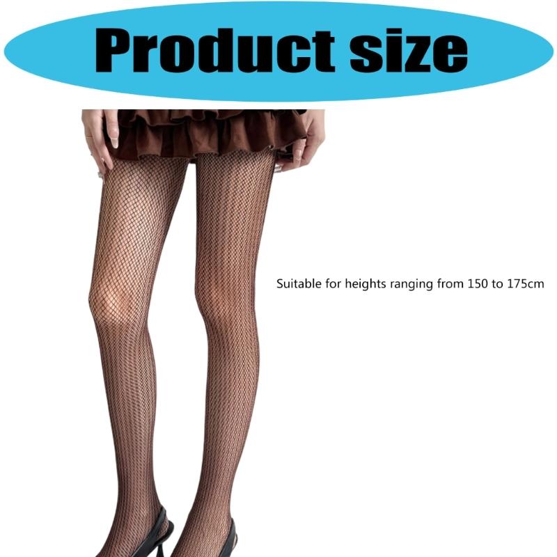 Patterned Tights Fishnet Stockings High Waist Pantyhose Stockings Leggings Mesh Tights for Women Girls Summer Leggings