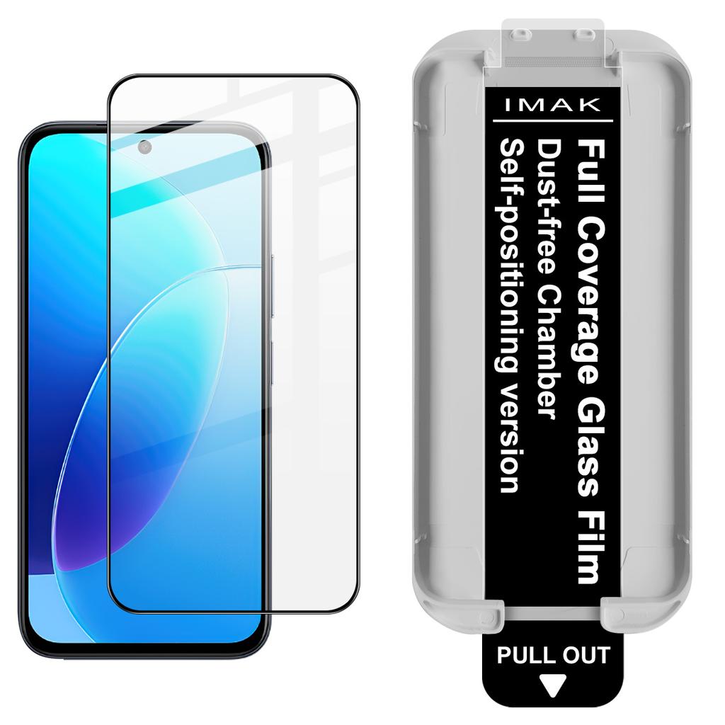 For Vivo Y500i 5G Glass IMAK Dust-free Cabin Full-screen Tempered Glass Film Supports Fingerprint Unlock