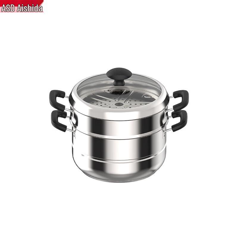 ASD 304 Stainless Steel 30cm Multi-Layer Steamer Pot