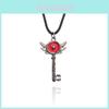 Collier Clé Hazbin Hotel Avec Pendentif Métal Dessin Animé Anime Pour Hommes Femmes