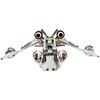 New MOC White Battle Spaceship Vehicle Model Home Ornament Building Blocks Holiday Gift