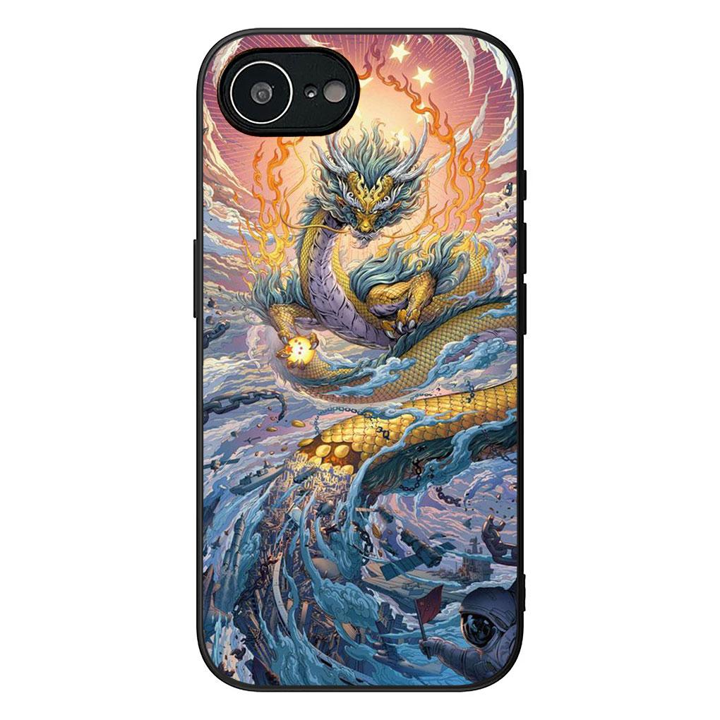 Black Dragon Cool Casing Phone Cover for Xiaomi Redmi Note 12 11 10 Pro 10A 10C 12C 14C A4 Note12 5G Soft Case