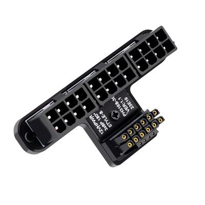 Cablecc 12VHPWR Power Modular To 3xPCIe ATX 8P Up Angle 90 Degree Adapter 16 Pin Graphics Card for 4080 5090TI ATX3.0 PCI-E 5.0 Type-B 12+4P