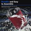 RASTP-High Flow Air Intake Filter E-2993 Aluminum Alloy 70MM For Ford Focus Escape MKC RS-OFI106