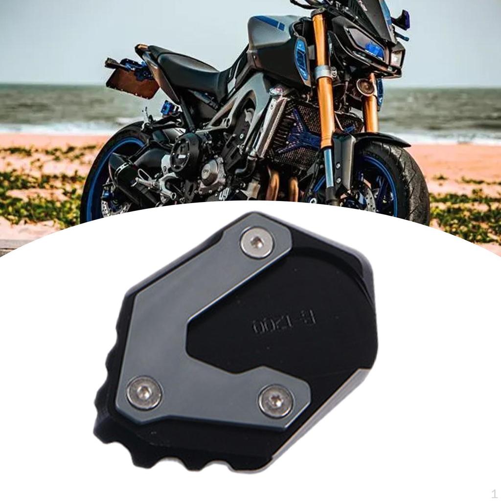 Motorcycle Kickstand Pad Extension Enlarger Foot Portable Multifunctional Non Slip Modified