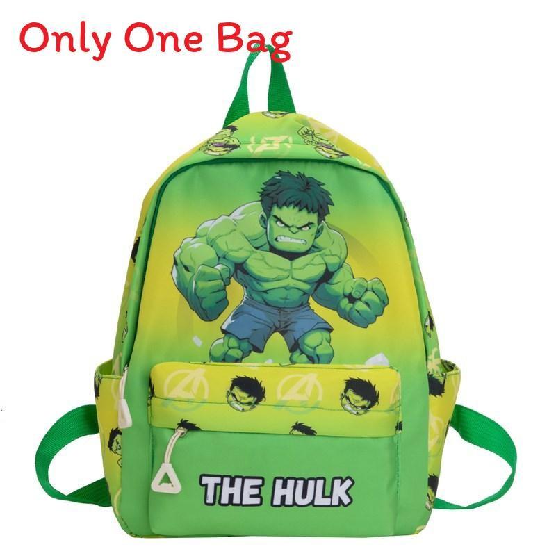 America Pattern Captain Kids School Backpack For Early Education