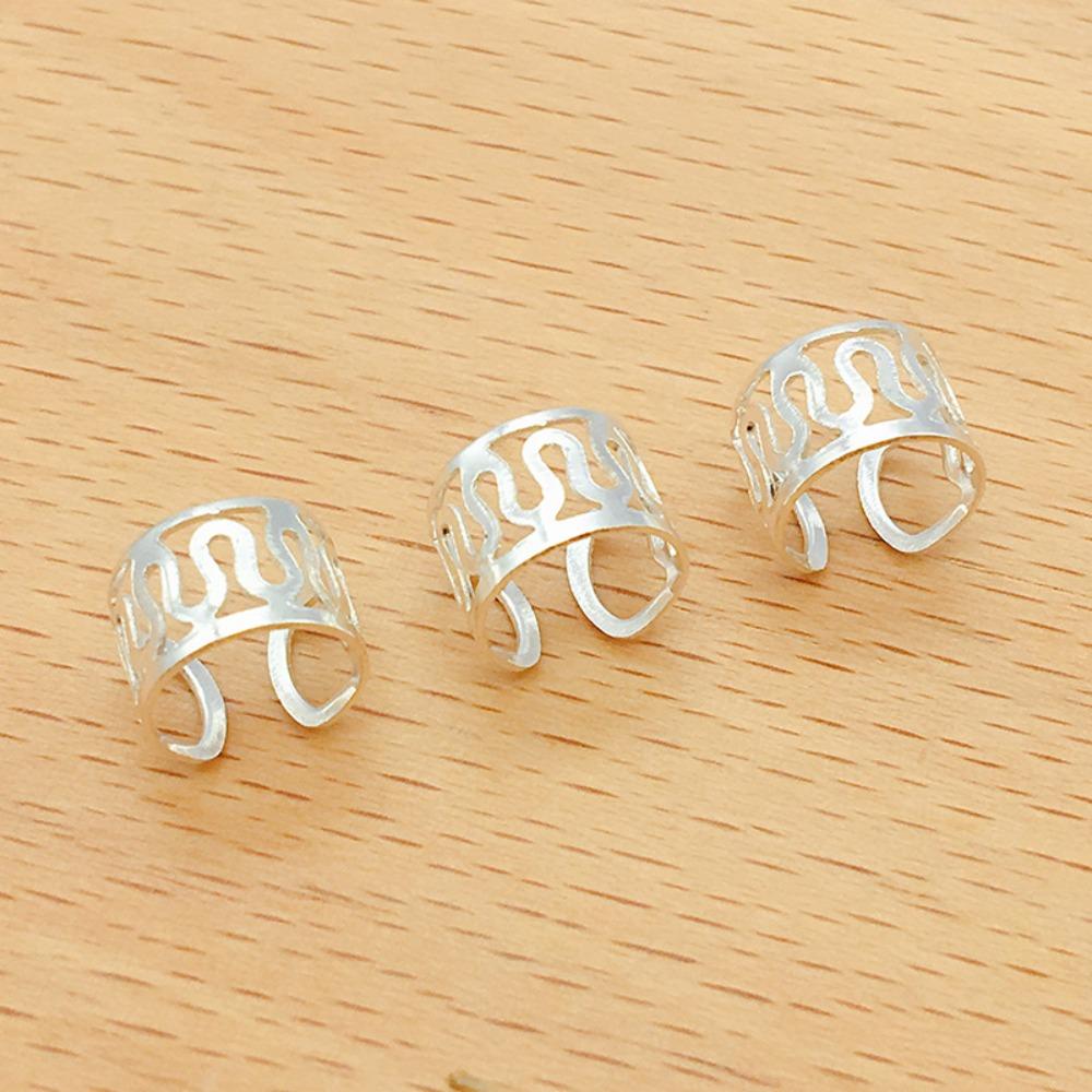 50pcs Charm Hair Braid Tubes Gold Hair Rings Hair Cuffs Clips Dreadlocks Beads DIY