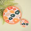 Flower Folding Fan Oil Painting Pocket Fans New Cooling Fans  Home Room