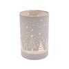 15cm White LED Tube Light - Christmas Trees