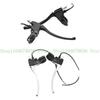 652F Electric Scooter Brake Handle Grips with Line Cut Off Power Aluminum Alloy Brake Lever Skateboard Riding Accessories 2x