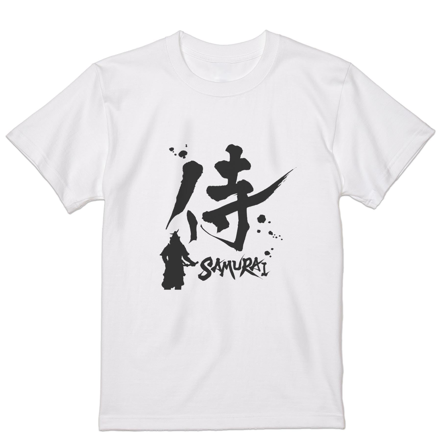 

Футболка с круглым вырезом размера M, белая, с рисунком 000881, японский узор «Самурай» [igsticker] для мужчин, японская/японская
