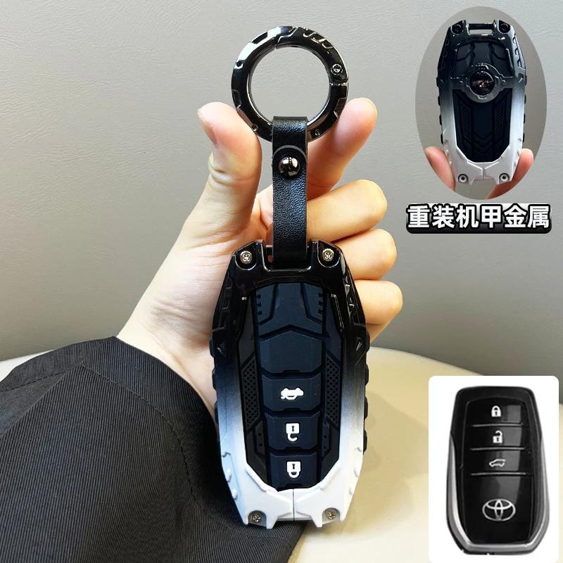 bsqrw5 Car Remote Key Case Cover for Toyota GR RAV4 Crown Hilux Fortuner Corolla SE 2023 Camry Yaris Land Cruiser Prado Venza Accessory
