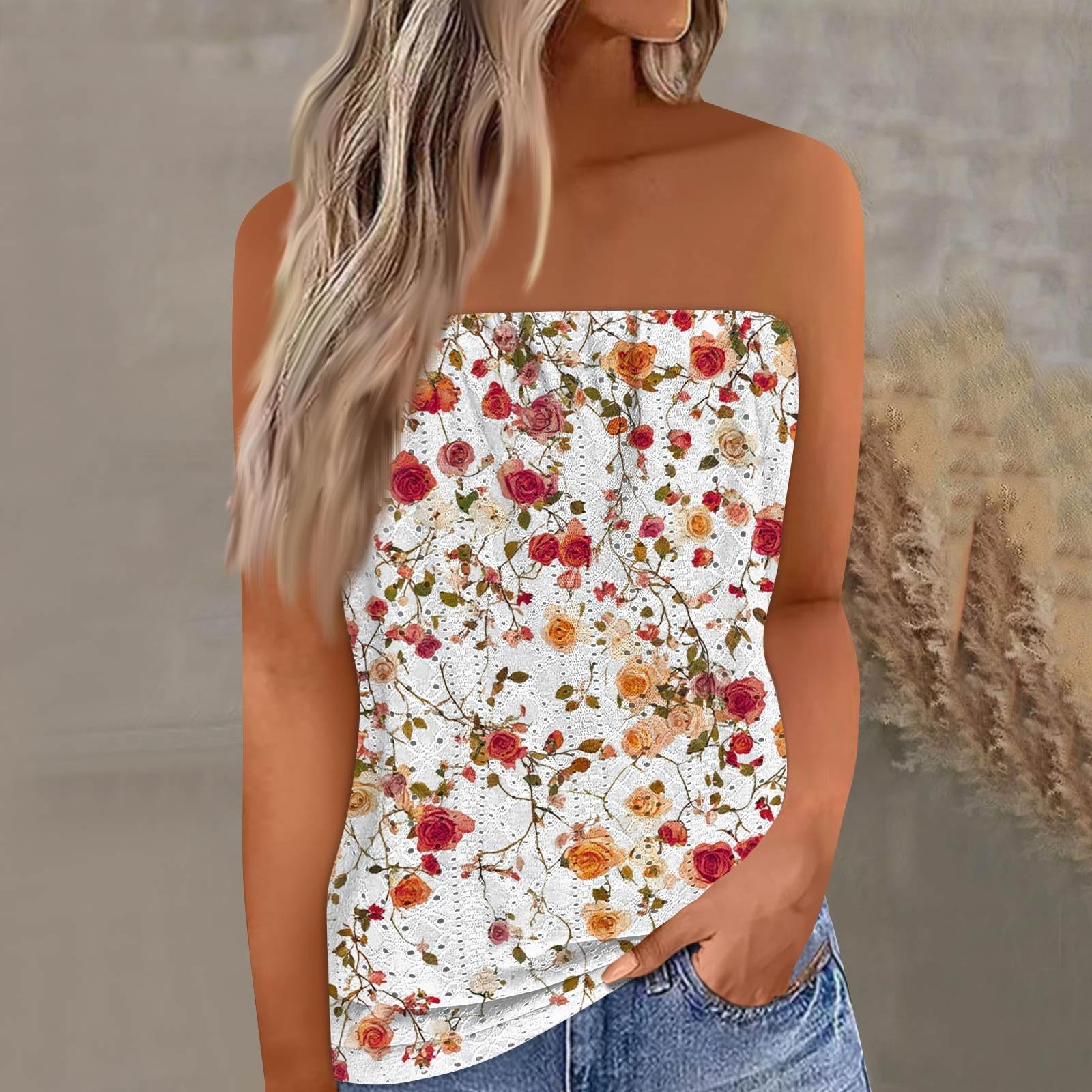 

Укороченные топы для женщин, сексуальные летние майки-трубы без рукавов с принтом, майка-рубашка, жилет XXL красный