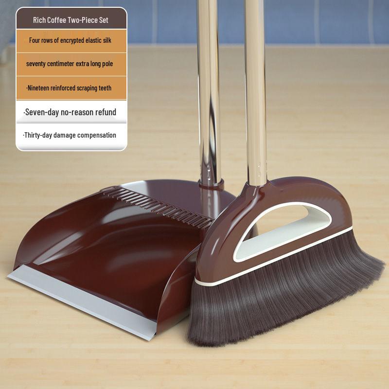 Magic Hair-Free Broom & Dustpan Set for Efficient Household Cleaning