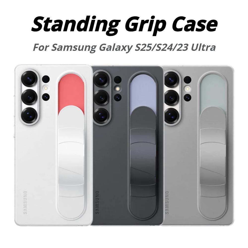 Official High-end Case For Samsung Galaxy S25 Ultra Phone Case Phone Cover Vertical Wristband Case Drop Resistant Protective S25 Plus S24 FE Case