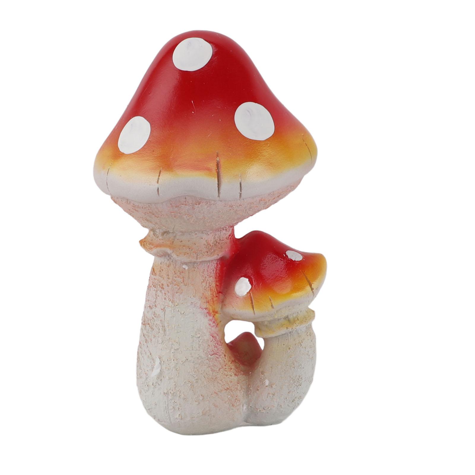 

Resin Mushroom Decor 3 Mushrooms Design Exquisite Decorative Versatile Outdoor Garden Decor Mushrooms Ornament