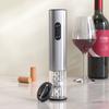 Stainless Steel Electric Wine Opener Automatic Corkscrew Wine Bottle Opener With Foil Cutter One-Click Button Battery Powered