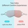 Ice Silk Warm and Cool Dual Use Eye Cover Adjustable Eye Patch Sleeping Eye Mask  Travel