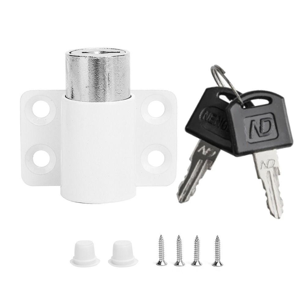 White Sliding Window Lock Keyed Lock Patio Door Lock Safety Window Security Lock Home
