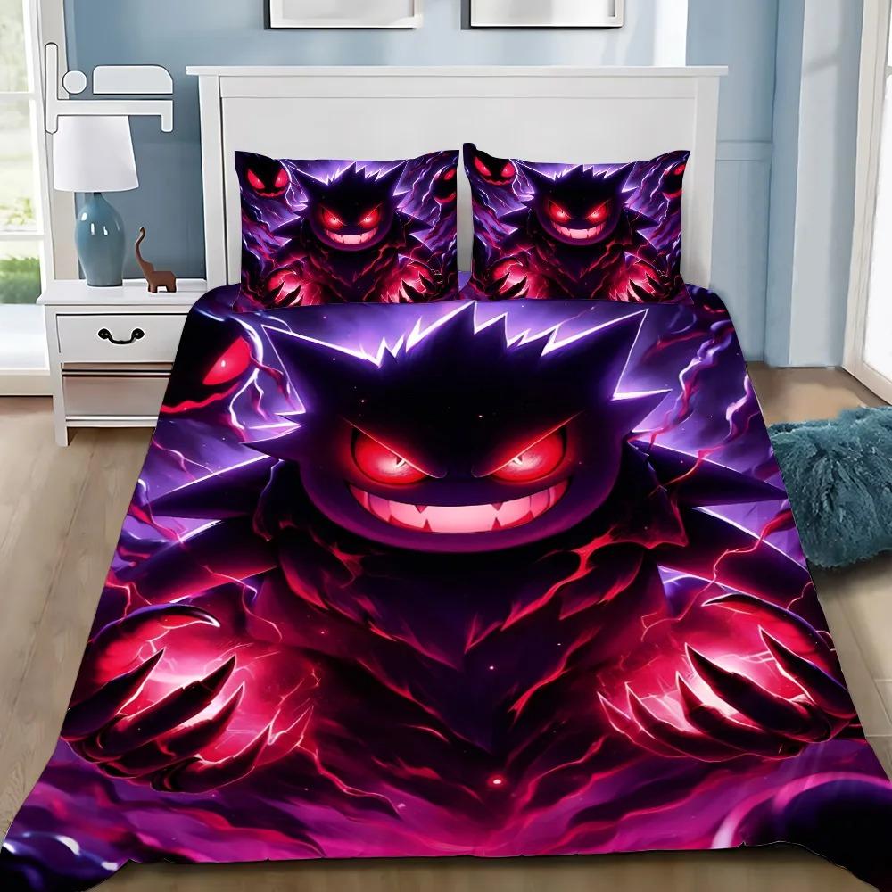 Bettbezug Kissenbezug Bettwäscheset Cartoon Böse Gengars Erwachsene Junge Mädchen Schlafzimmerdekoration Kindergeschenk Einzel Doppel Übergröße