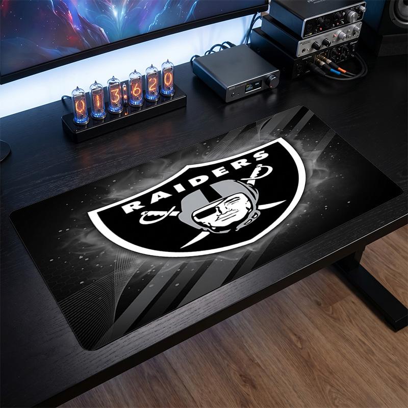 Tappetino per mouse con motivo Las Vegas Raiders Anti?Tappetino Antiscivolo in Gomma per Scrivania per Gaming Lavoro Decorazione Desktop