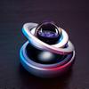Car Perfume Pendant Galaxy Design Long Lasting Fragrance Solar Energy Rotating Car Aromatherapy Diff