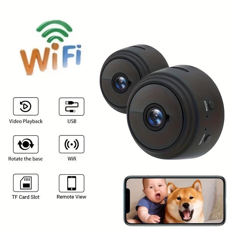 Pet Camera And Monitor With Remote Viewing, Smart Wireless Camera With Mobile App, Video Playback, TF Card Slot, And 360° Rotation