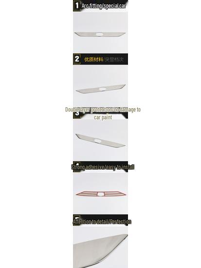 2020 RAV4 Rear Trim Bright Strip & Tailgate Anti-Scratch Patch