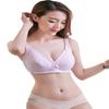 Wireless Seamless Plus Size Maternity Bra: Front Buckle, Comfortable for Postpartum and Breastfeeding
