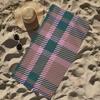 Schottischer Tartan-Print Mikrofaser Strandtuch Saugfähig Schnelltrocknend Weich Yoga Schwimmen Resort Bergsteigen Handtuch