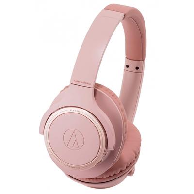 Audio-Technica ATH-SR30BT PK Słuchawki Bezprzewodowe Bluetooth z mikrofonem Do 70 godzin odtwarzania Różowe ATH-SR30BT PK