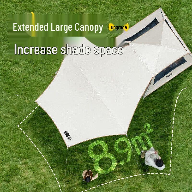 Explorer 2-in-1 Automatic Pop-Up Camping Tent & Canopy