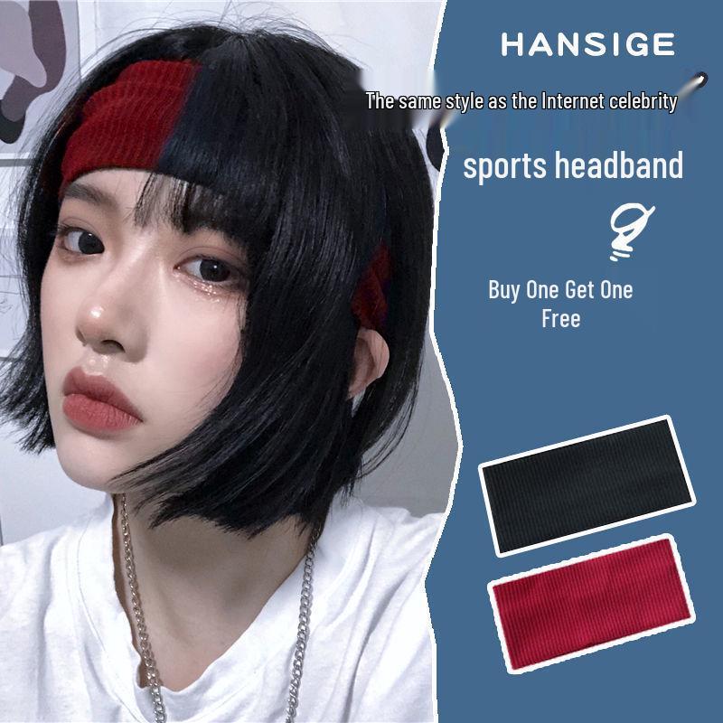Trendy Sweat-Absorbing Men's Headband - Cool Street Style Hair Accessory for Summer