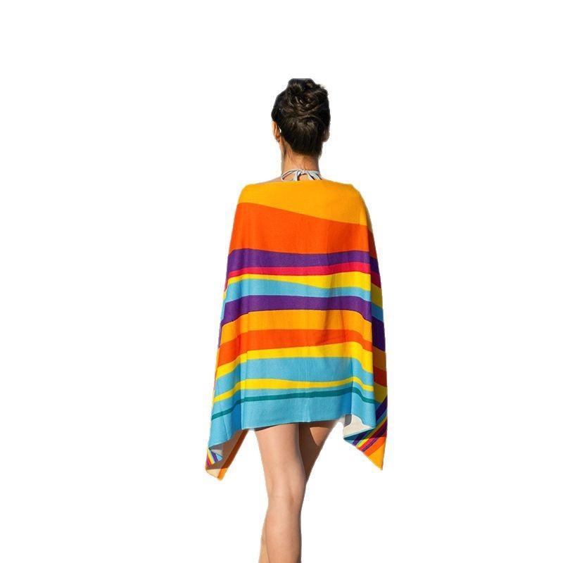 Microvezel Sneldrogende Strandhanddoek voor Zwemmen Sportschool Yoga Ultralichte Sport Handdoek met Zakken Super Absorberende Strandhanddoek Draagbaar