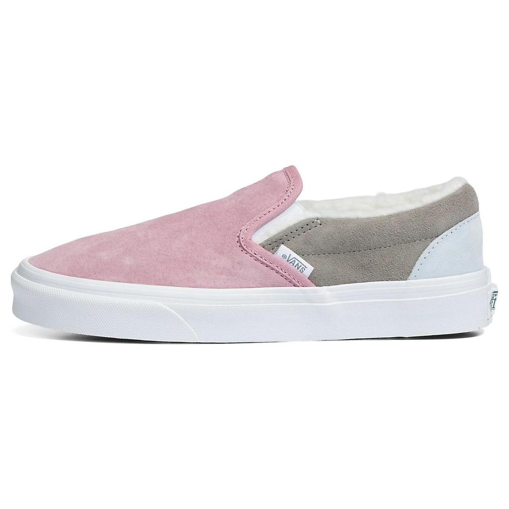 Vans Slip on Pig Suede Sherpa 'Pink Gray' VN0A7Q5DBMG