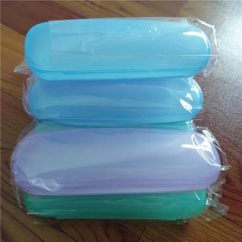 Glasses Case Transparent PVC Women Men Plastic Sunglasses Glasses Box New Eyeglasses Case Reading Glasses Case
