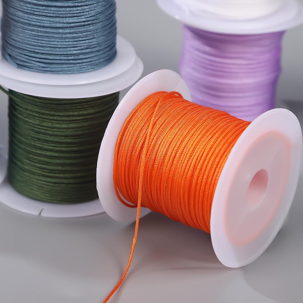 72-Piece Jade Thread Set: 20-Color Braided Cord for DIY Bracelets & Jewelry Making
