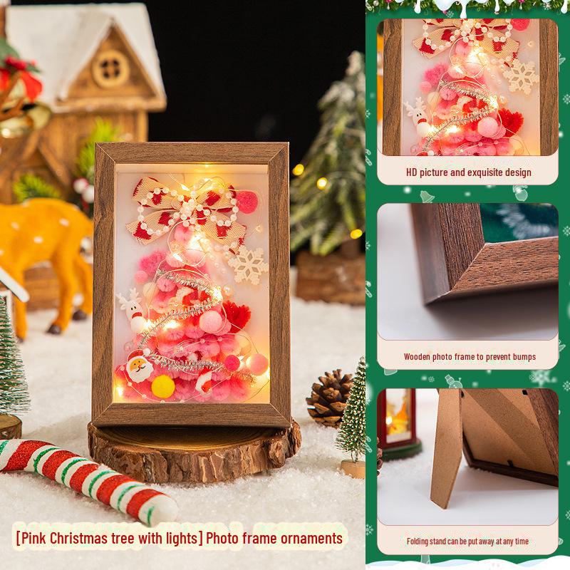 DIY Creative Twist Christmas Tree Photo Frame Kit - Perfect for Girlfriend's Christmas Gift and Desktop Ornament