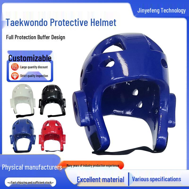 Thickened Taekwondo Helmet for Adults & Children - Training & Protective Headgear for Boxing, Sanda, and Karate
