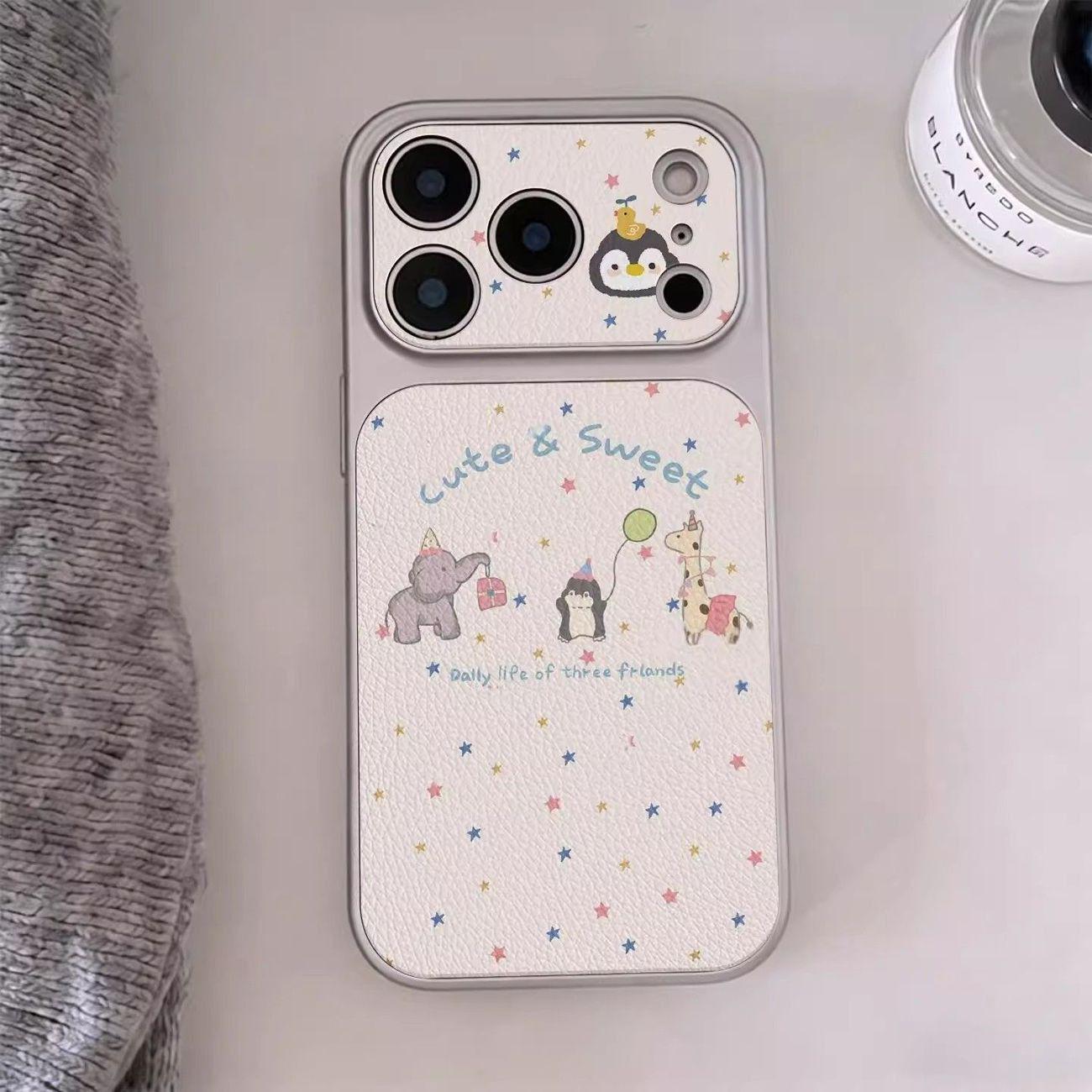 

Star Zoo Full Coverage iPhone Case for 17ProMax/16Pro/15/14/13/12 - Women s Large Window Design iPhone 11