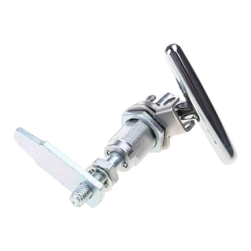 Secure Foldable T Handle Latchs Trailer Toolbox Drawer Cabinet Door Lock Accessories for Indoor Shop Office Door Locking