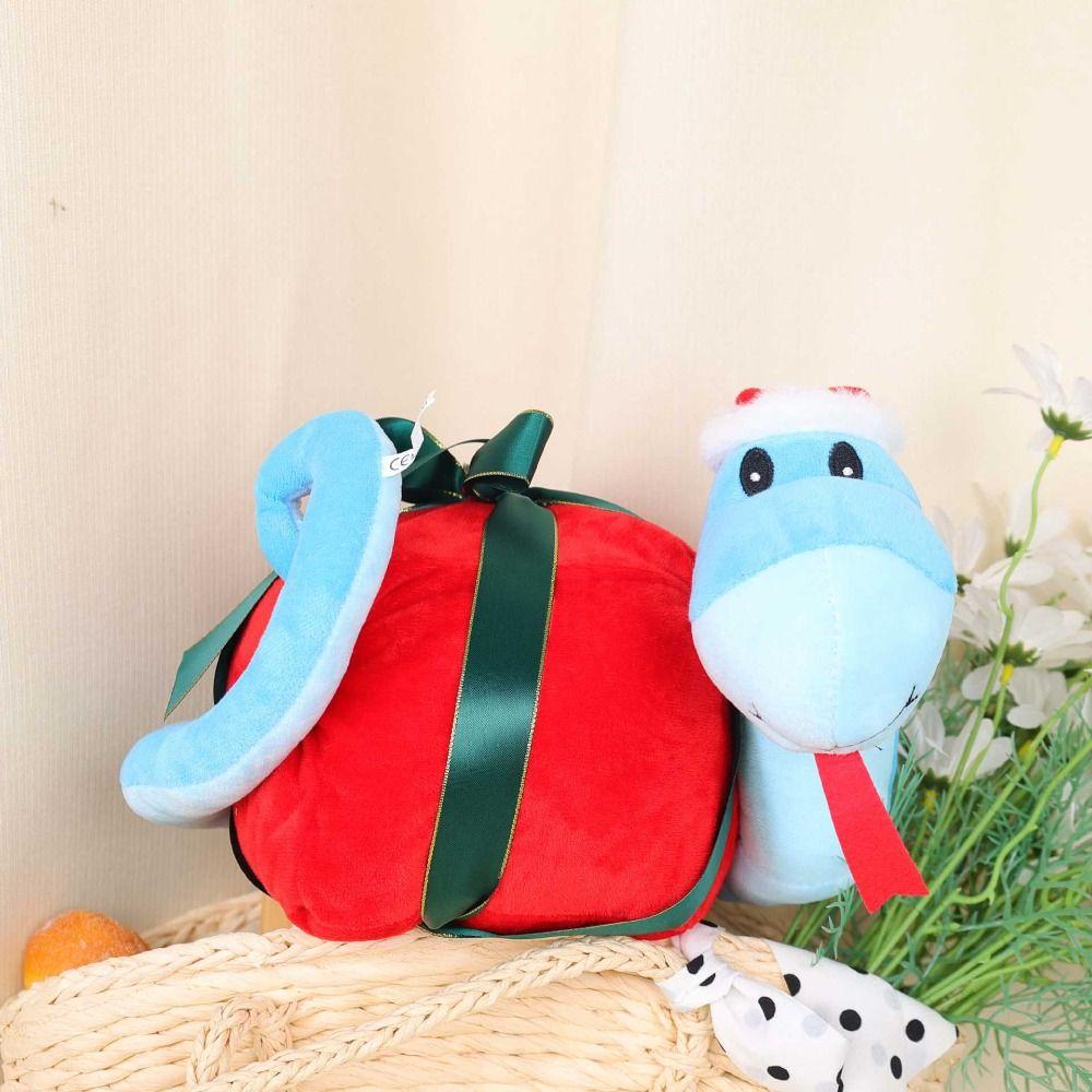 Simulation Christmas Snake Doll Fluffy Snake Plush Toy  Birthday Gift