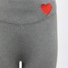 Legging fourré myrta avec coeur brodé rouge Femme CHANTAL THOMASS