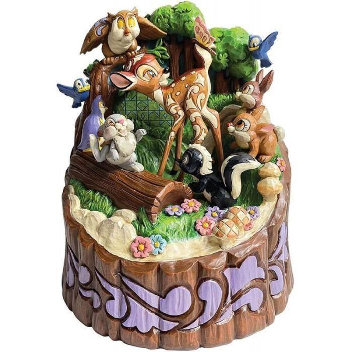 Figurka - Disney Tradition - Bambi - Vyřezávaná - Pryskyřice - 14 cm